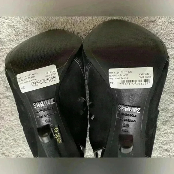 NEW Schutz Leather Laser Cutout Stilettos - Picture 11 of 11